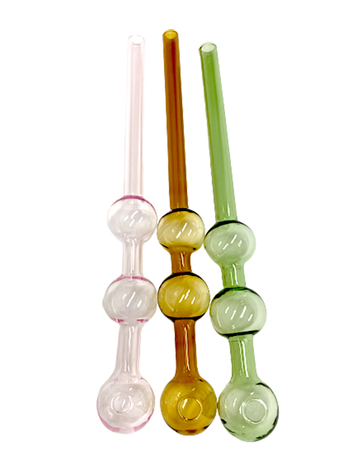 Buy Reusable 3 Ball Glass Straw Online in USA – Seapayglassware